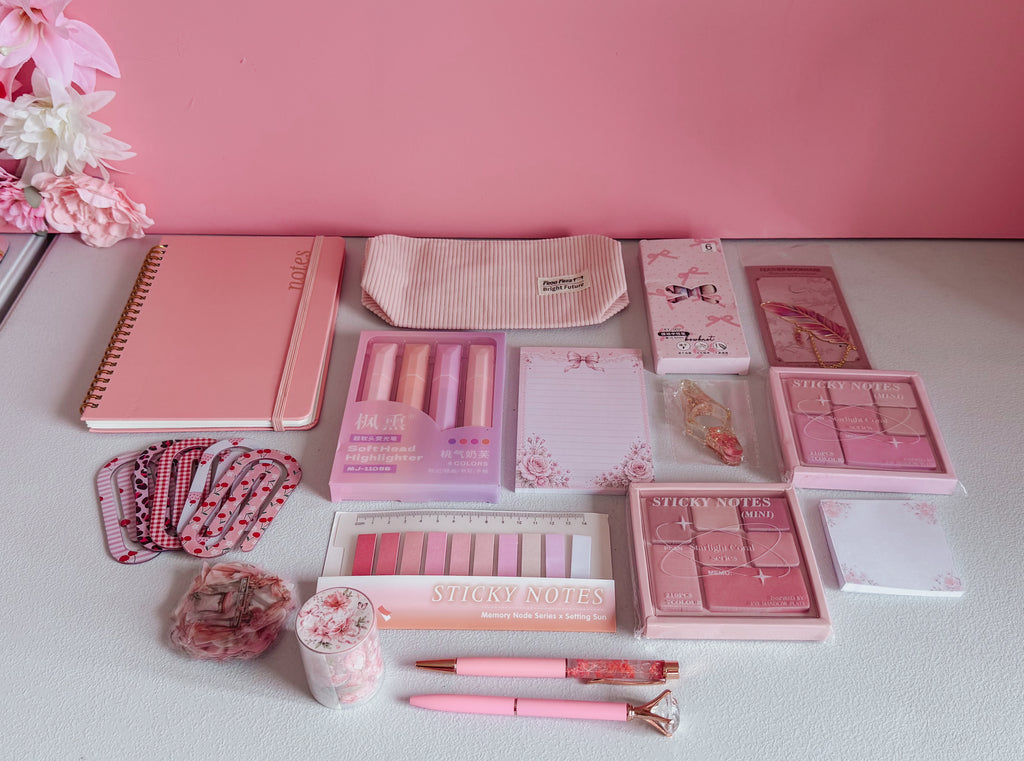 Pink Stationery Gift Box