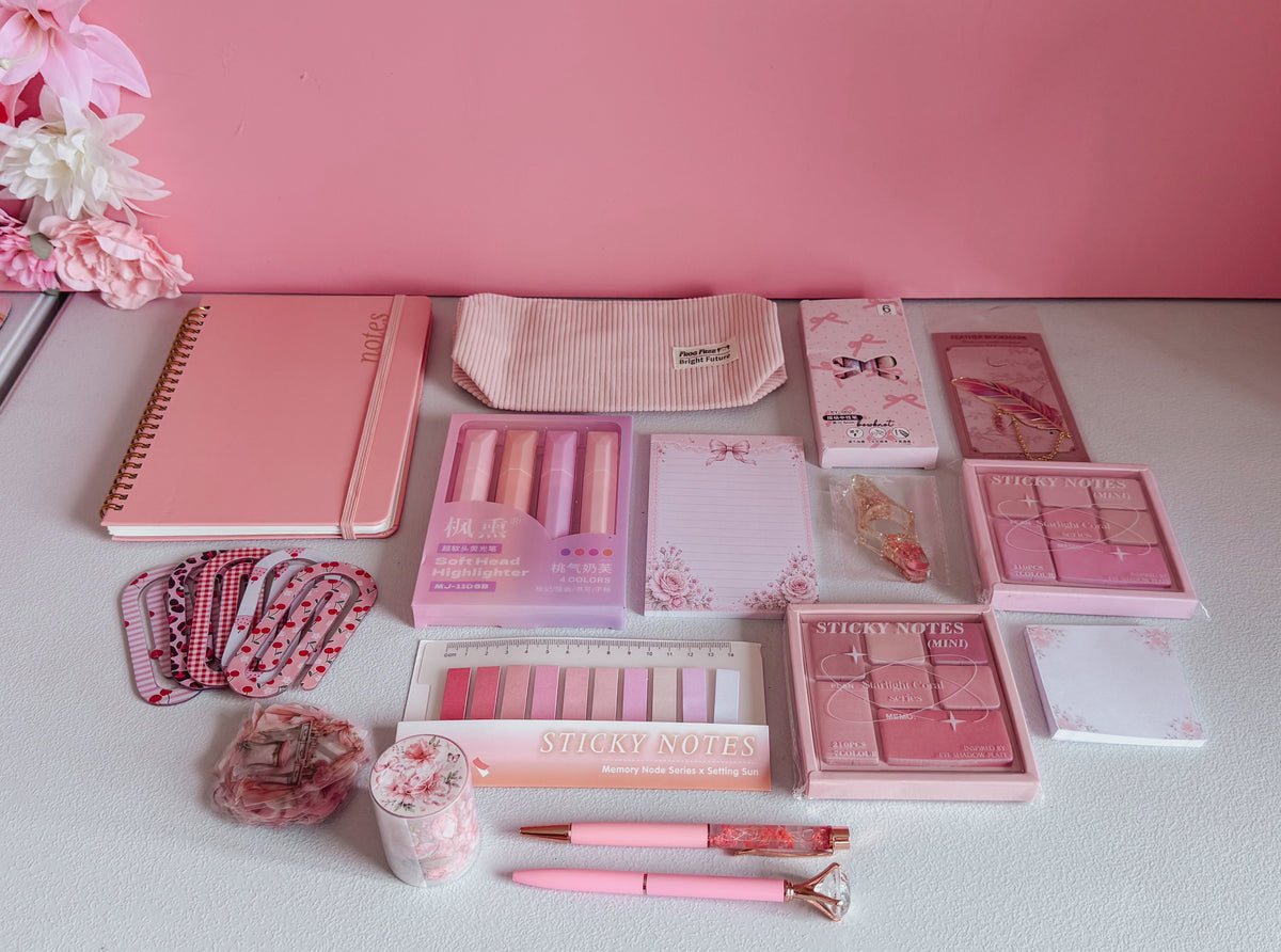 Pink Stationery Gift Box