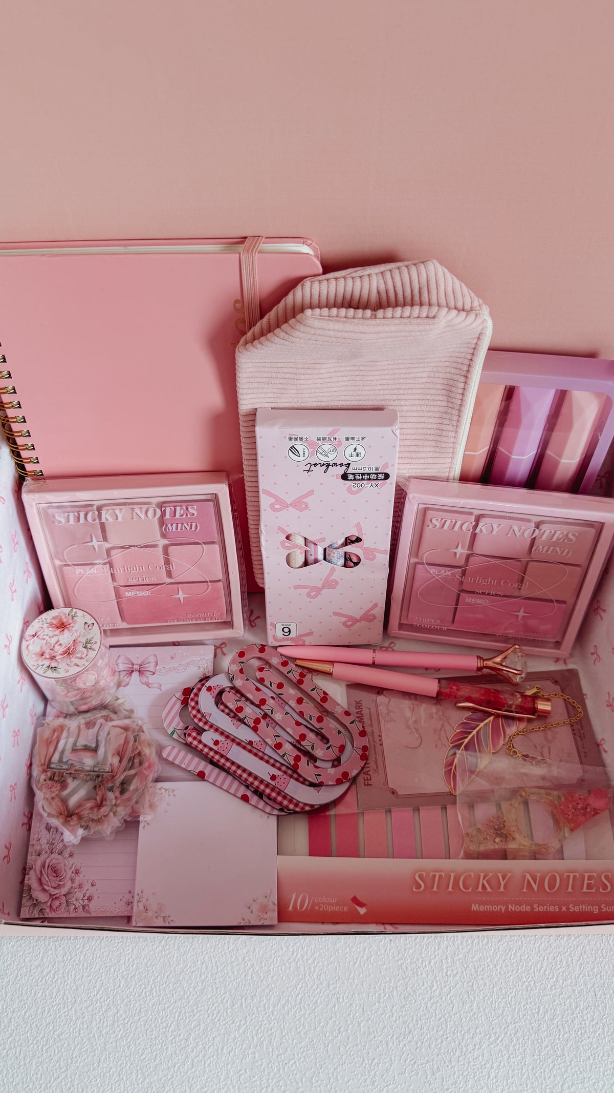 Pink Stationery Gift Box