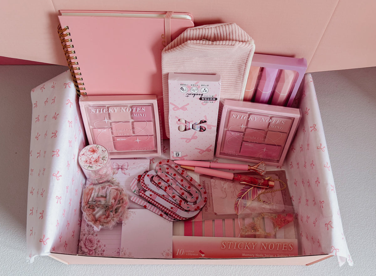 Pink Stationery Gift Box